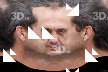 Male head texture