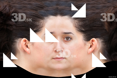 Female head texture