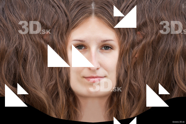 Female head texture