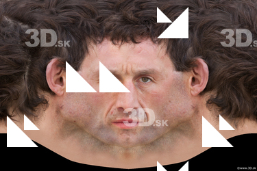 Male head texture