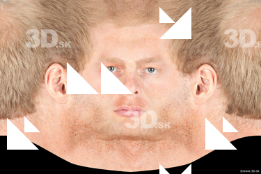 Male head texture