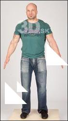 Body photo textures of clothed Dale