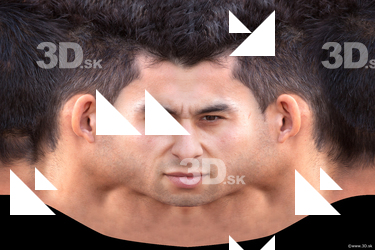 Male head texture