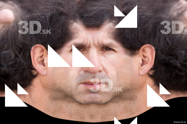 Male head texture