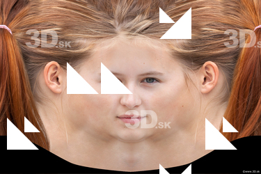 Female head texture