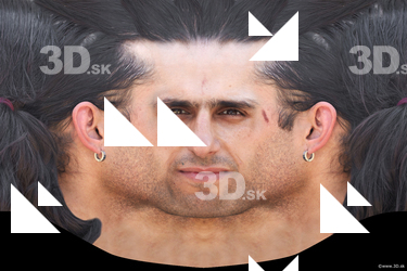 Male head texture