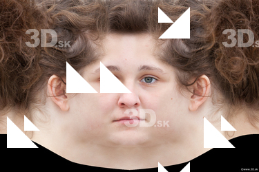 Female head texture