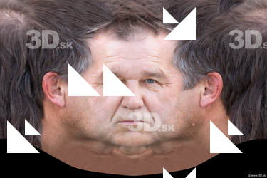 Male head texture