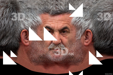 Male head texture