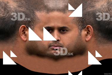 Male head texture