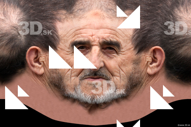 Male head texture