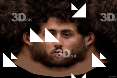 Male head texture