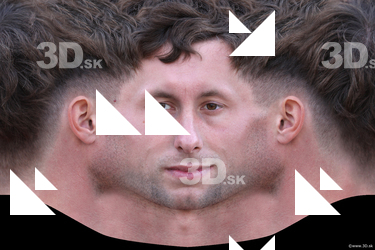 Male head texture