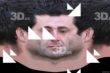 Male head texture