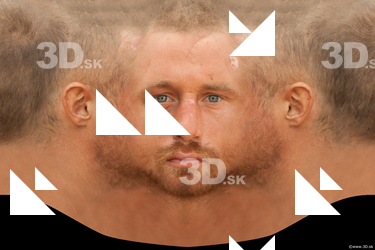 Male head texture