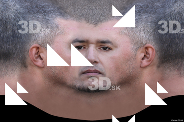 Male head texture