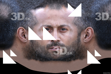 Male head texture