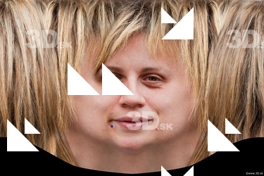 Female head texture