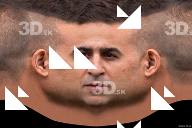 Male head texture