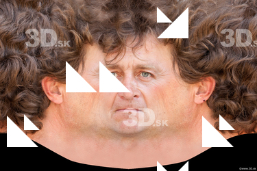 Male head texture