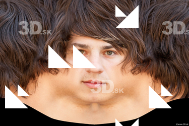 Male head texture