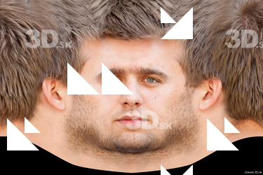 Male head texture