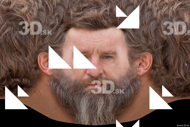 Male head texture
