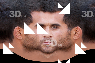 Male head texture