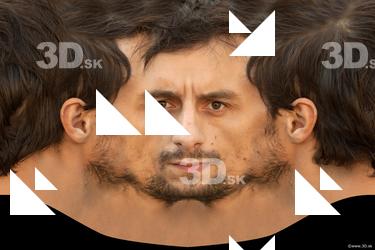 Male head texture