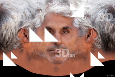 Male head texture