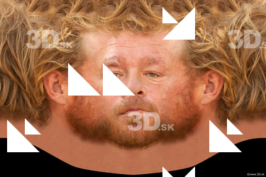 Male head texture