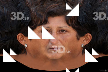 Female head texture