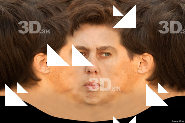 Male head texture