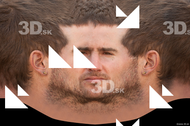 Male head texture