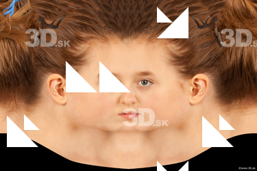 Female head texture