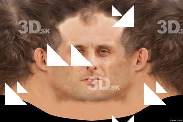 Male head texture