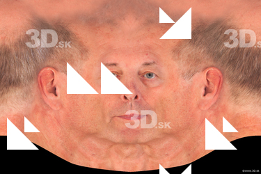 Male head texture