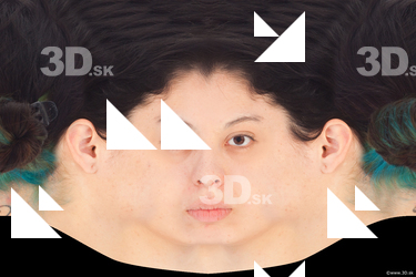 Female head texture