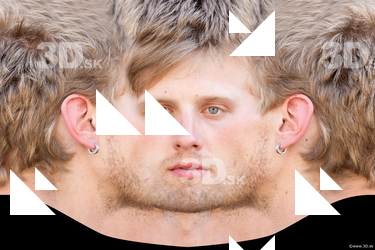 Male head texture