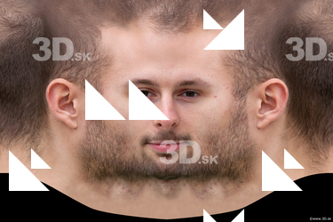 Male head texture