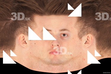 Male head texture