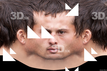 Male head texture
