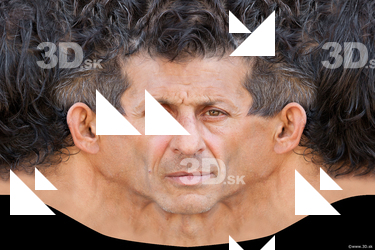 Male head texture