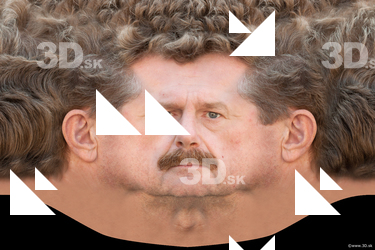 Male head texture