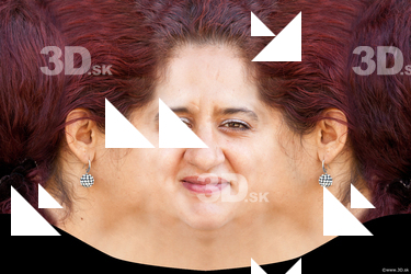Female head texture