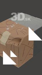 Cardboard Box Base Enviroment Scan