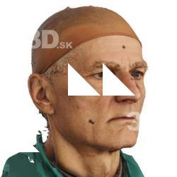 3D head scan of emotions and phonemes - Zdenek