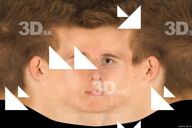 Male head texture