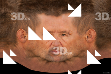 Male head texture