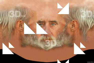 Male head texture